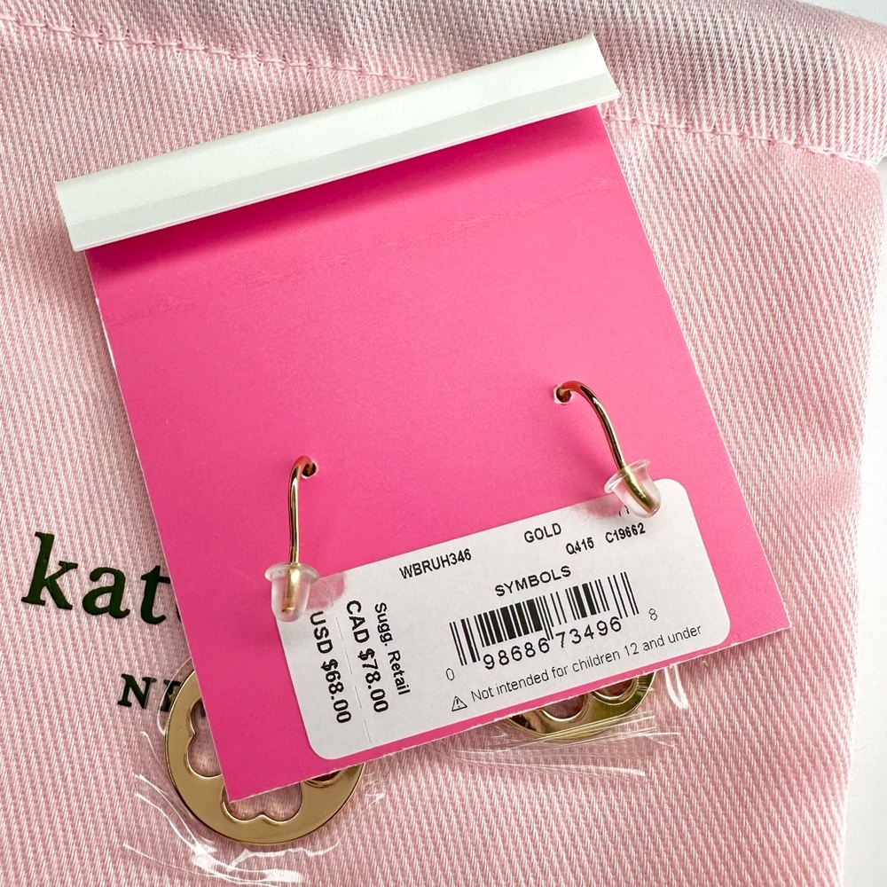 NWT Kate Spade Symbols Earrings - Picture 2 of 3